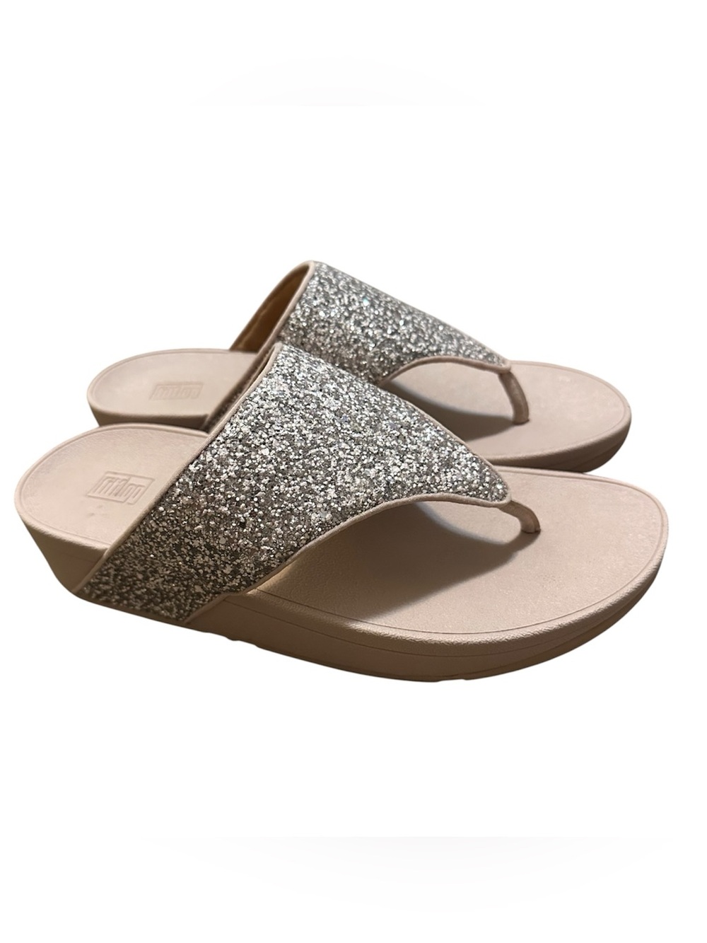 FitFlop Women's Lulu Multi-Tonal Glitter Wedge Sandals
